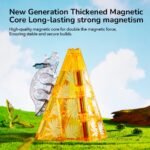 Colorful Magnetic Tiles: Jurassic Adventure 48P - Image 8